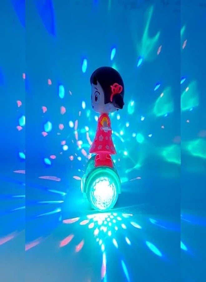 Gilli لعبة جيلي الراقصة الموسيقية، مركز أنشطة للأطفال، تدور 360 درجة، مزودة بأضواء وامضة وحركة اصطدام وانطلاق. - Image 5